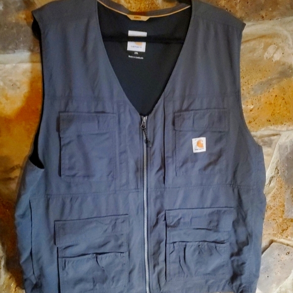 men's carhartt rain defender vest